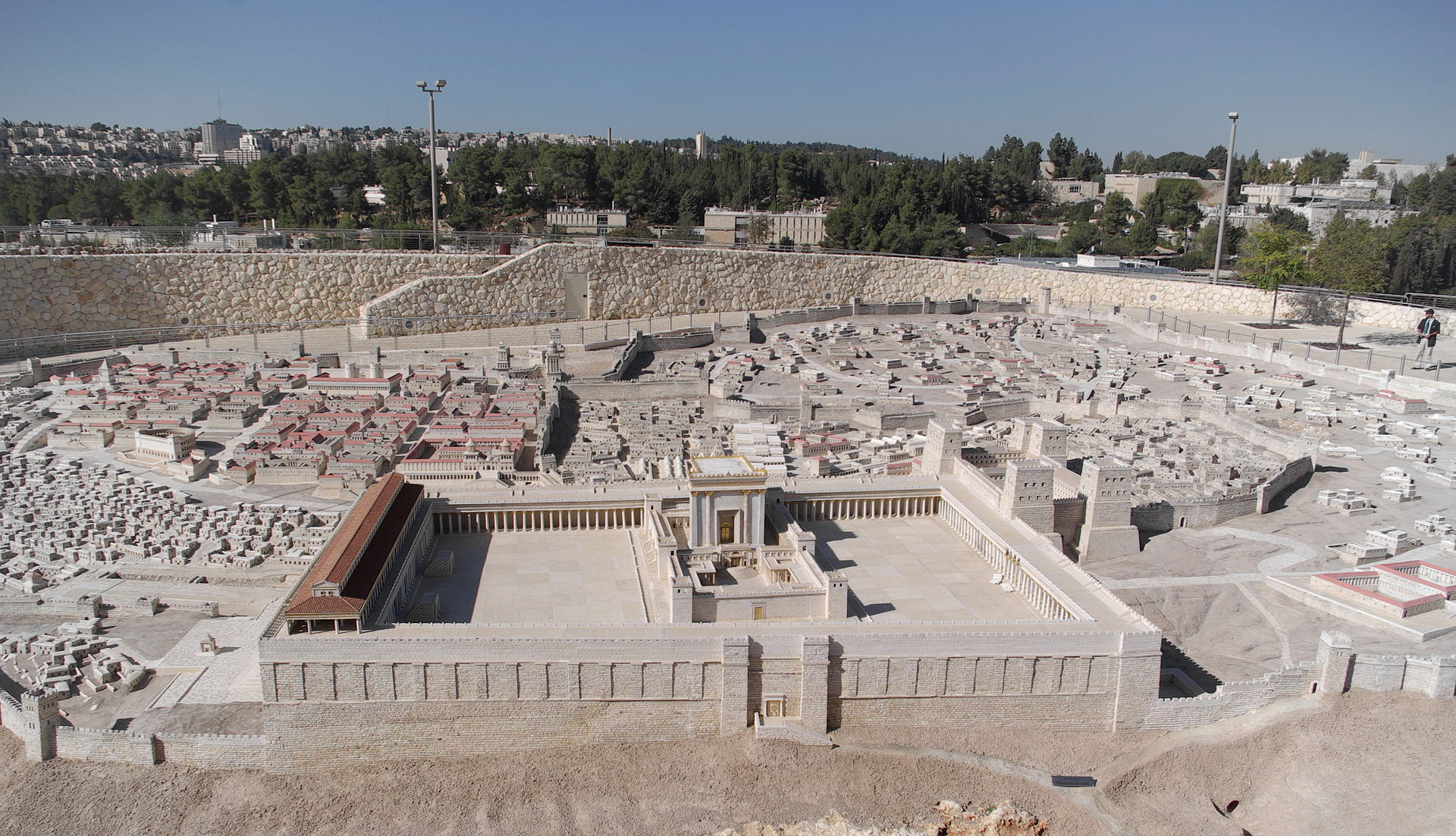 Jeruusalemma teine tempel mudelina (allikas Wikimedia Commons, loe lähemalt Wikipedia)
